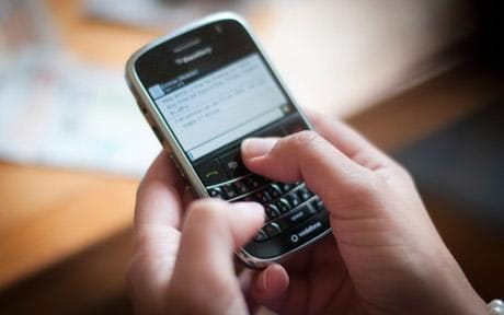Sending emails via mobile