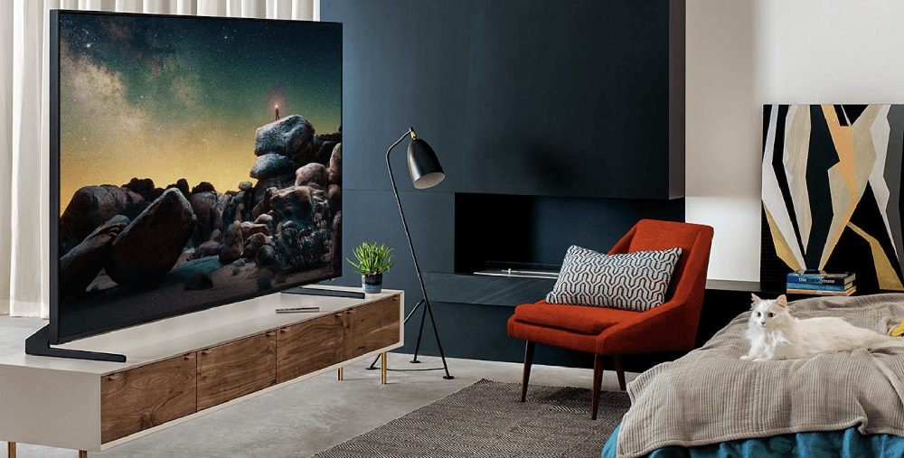One of 8K TV models - Samung Q900R TV 8k