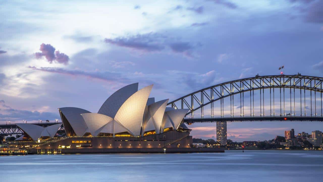 Sydney Opera House and Harbour Bridge