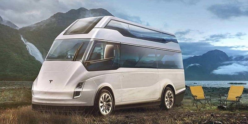 tesla electric van concept tesla electric van concept