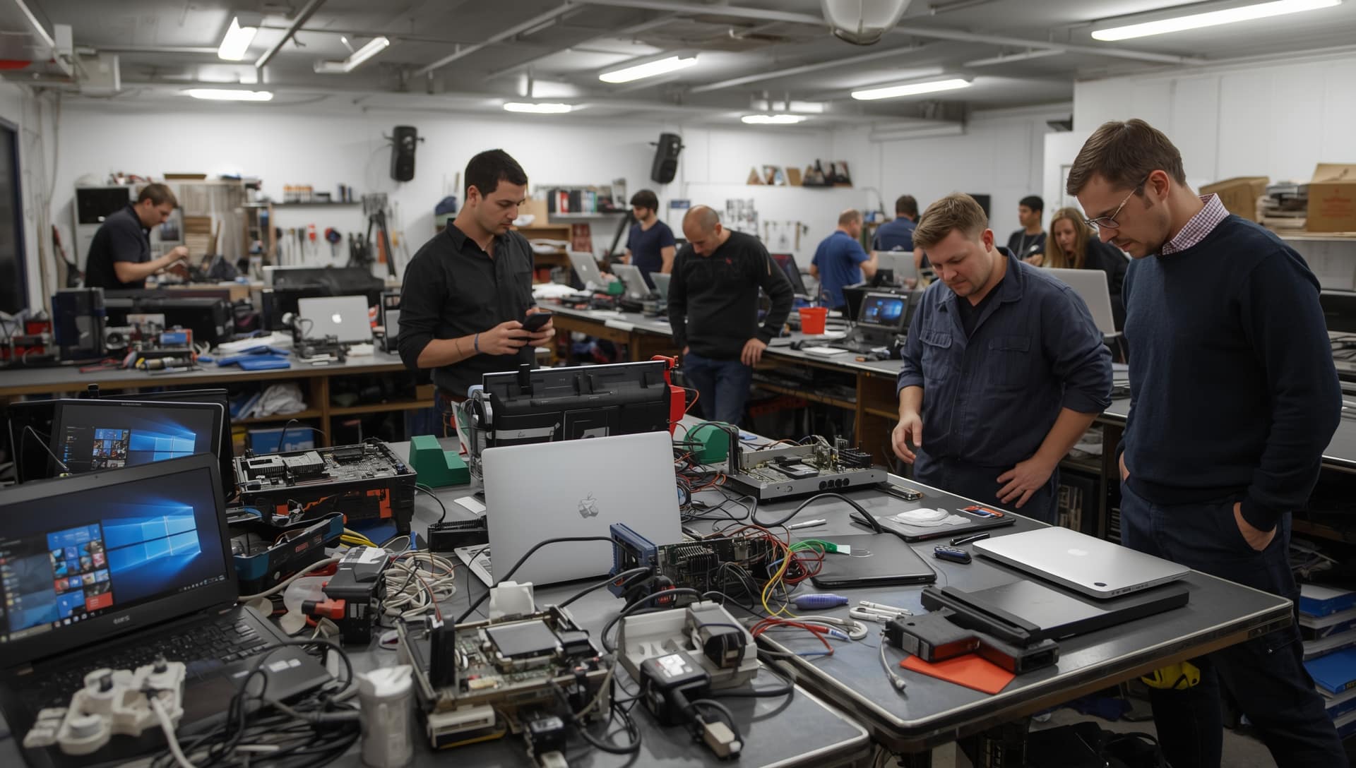 Apple MAC and Windows Laptops Repairs Adelaide organised workshop