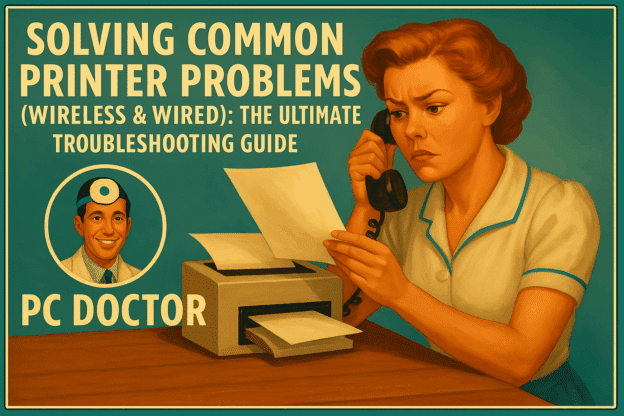 solving common printer issues pc doctor 1300 723 628