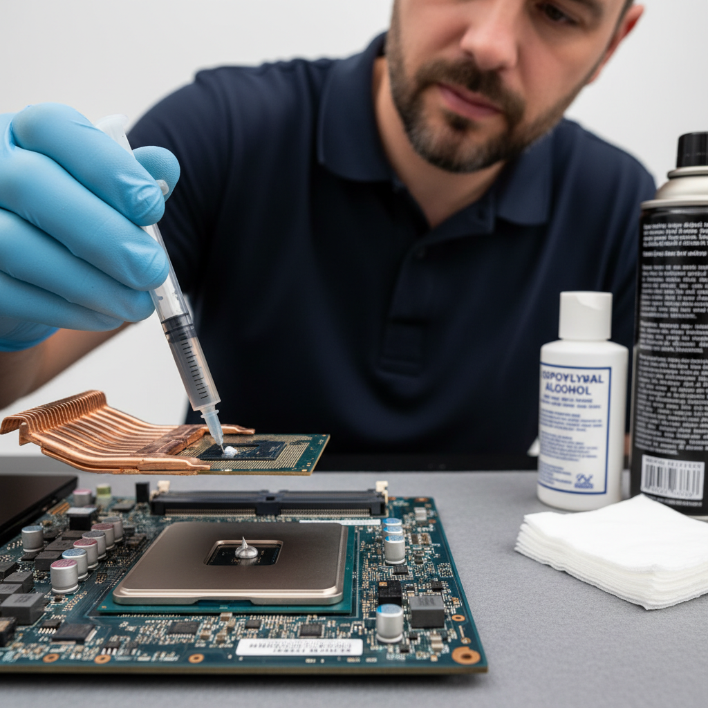 Dynabook (ex-Toshiba) laptop preventative maintenance — thermal paste reapplication to stop overheating and throttling
