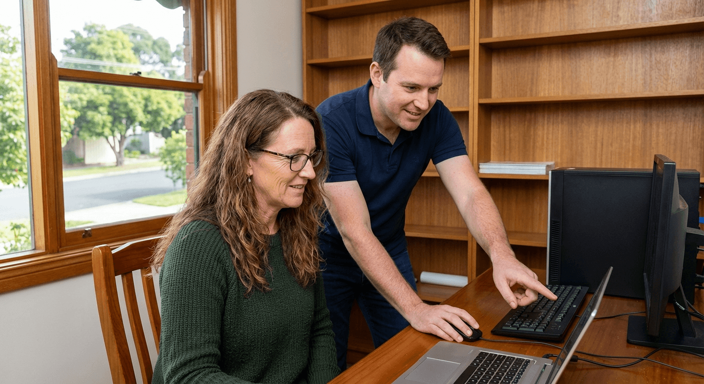Expert IT Repair Indented Head