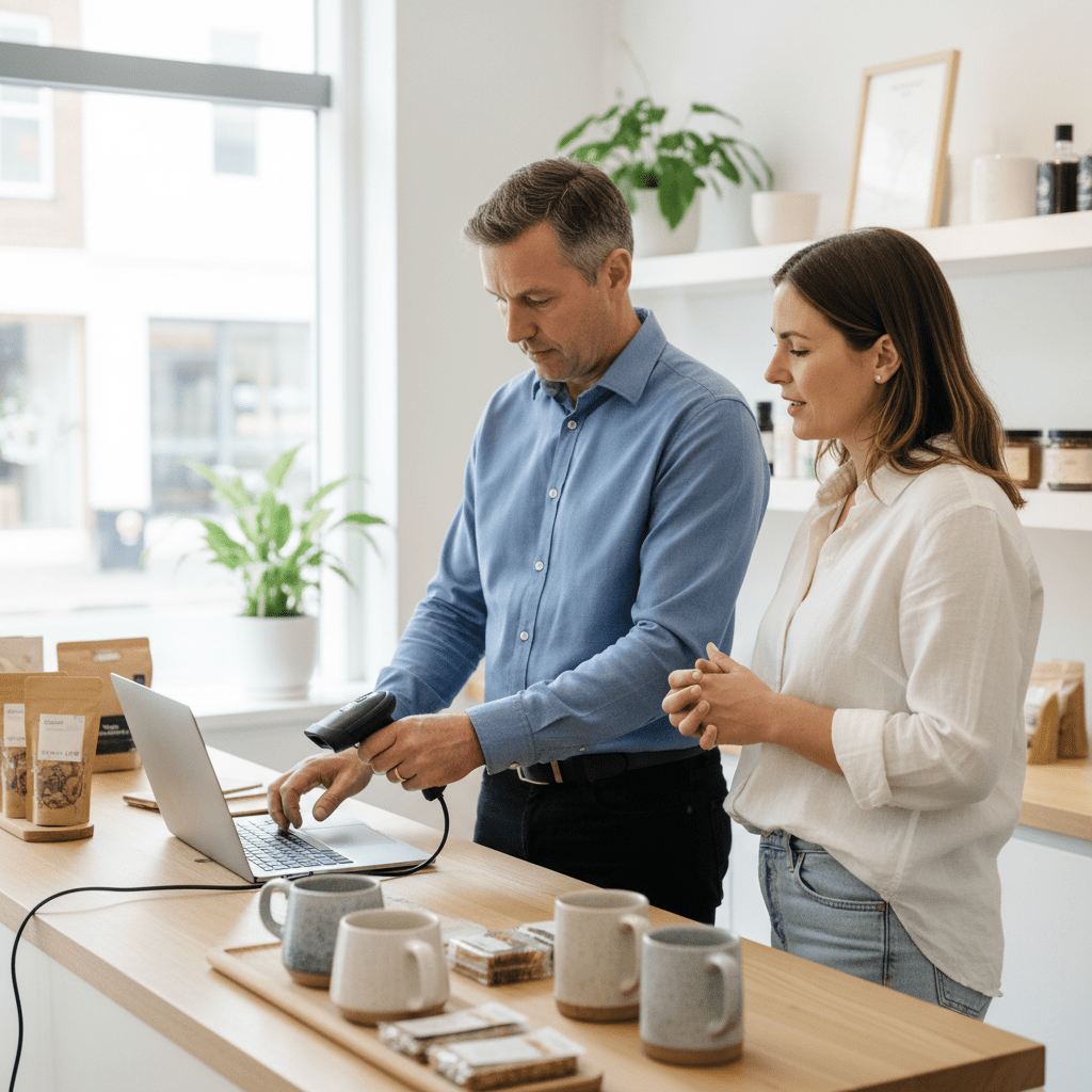 Professional barcode scanner setup service in Melbourne. Expert technicians configure handheld and fixed barcode readers for retail, logistics, and inventory management.