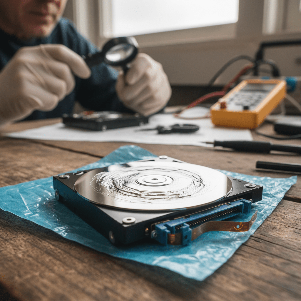 Common Acer desktop data loss scenarios in Australia, including physically damaged hard drives and SSD failures.