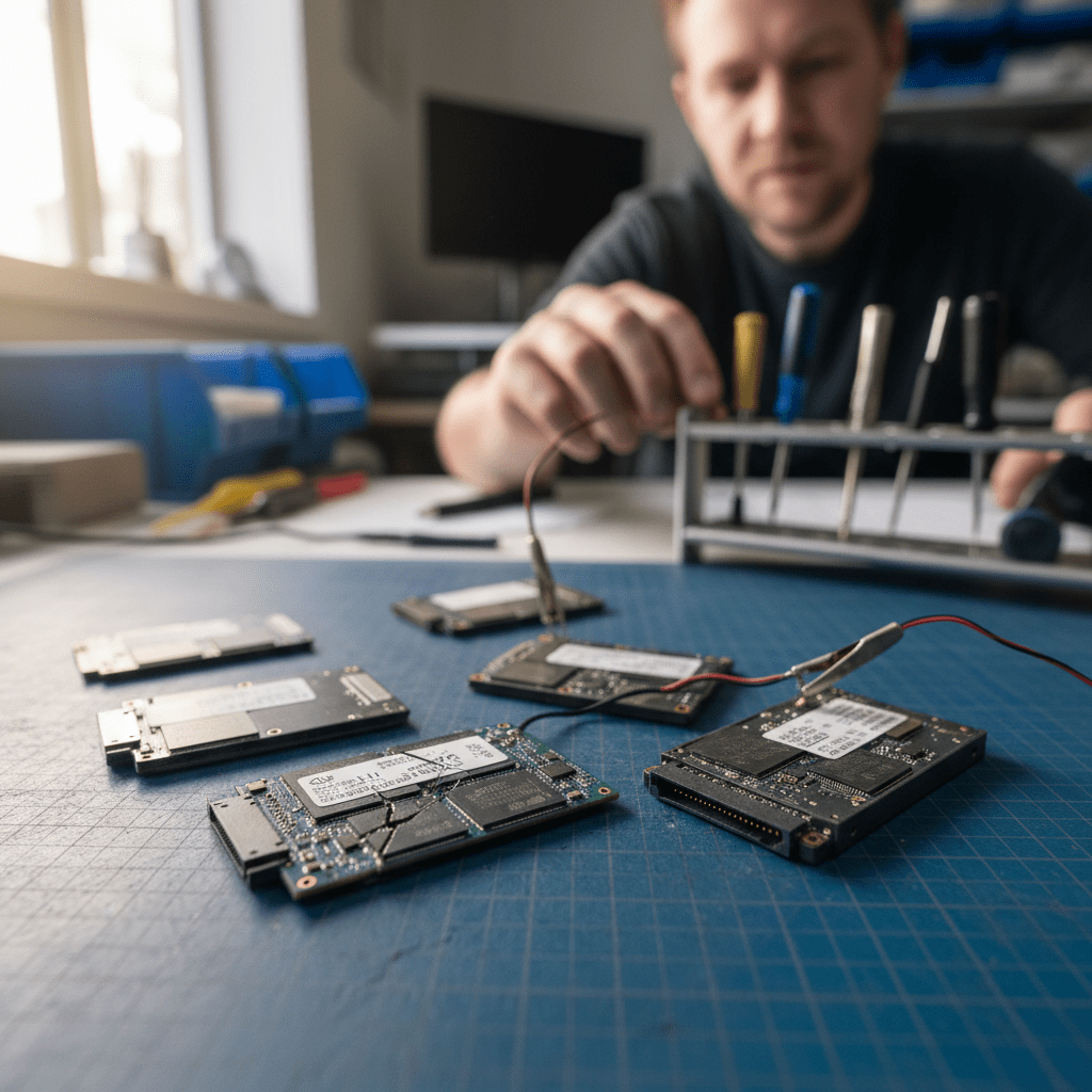 Identifying common Crucial & Kingston SSD failure modes for data recovery in Australia.