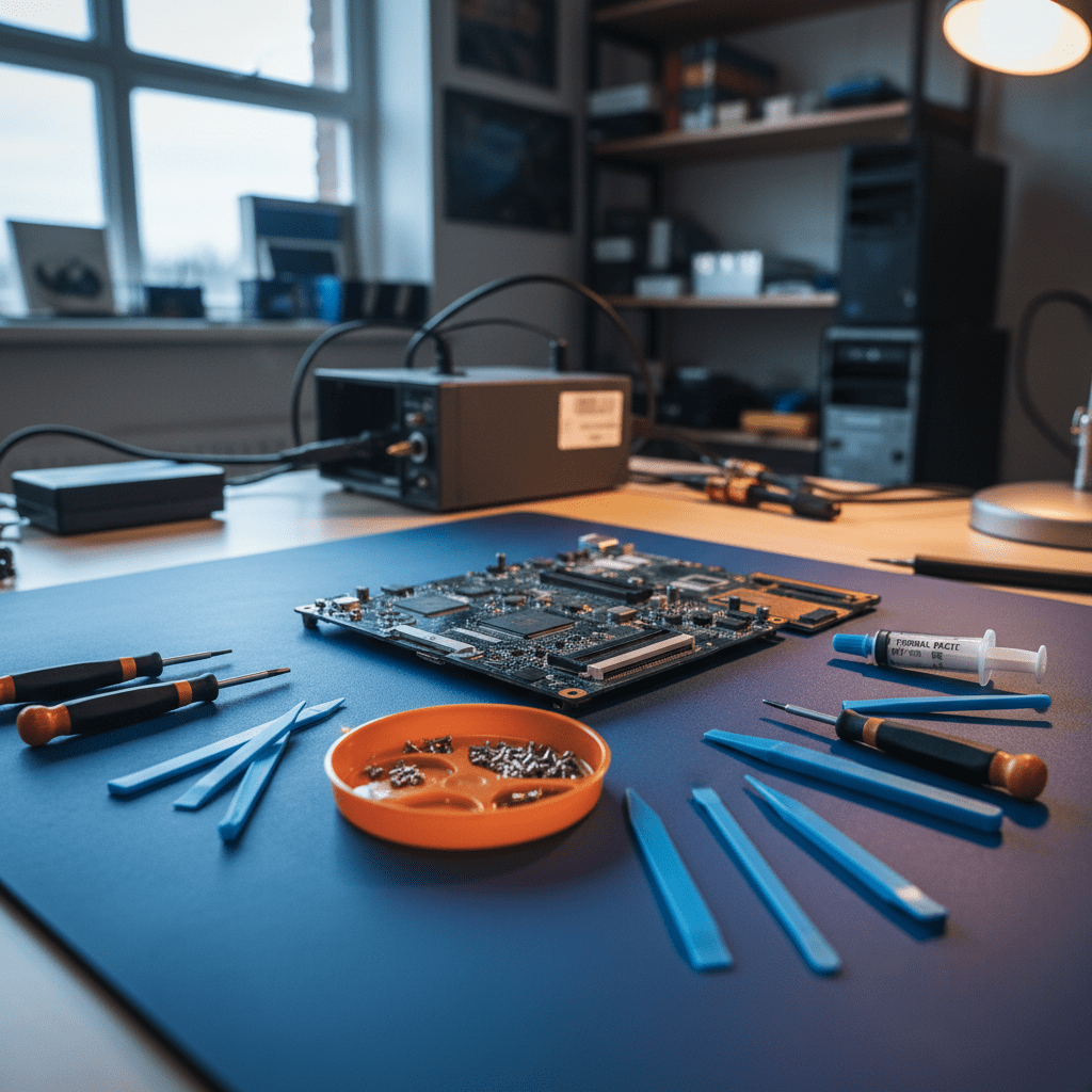 Professional computer repair equipment used by our Australian technicians — professional data recovery
