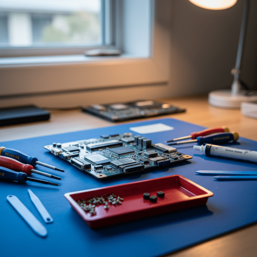 Professional computer repair equipment used by our Australian technicians — transparent fixed pricing