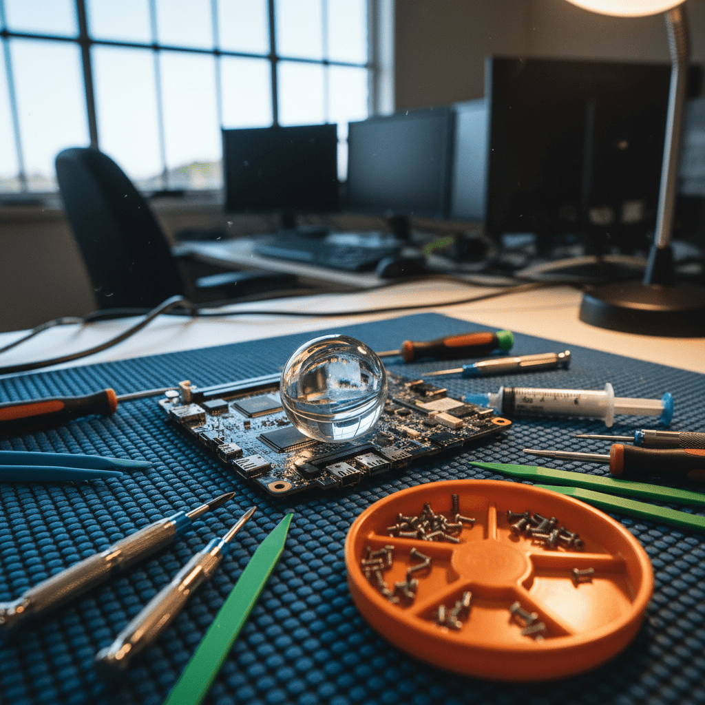 Professional computer repair equipment used by our Australian technicians — 30+ years servicing Australian homes