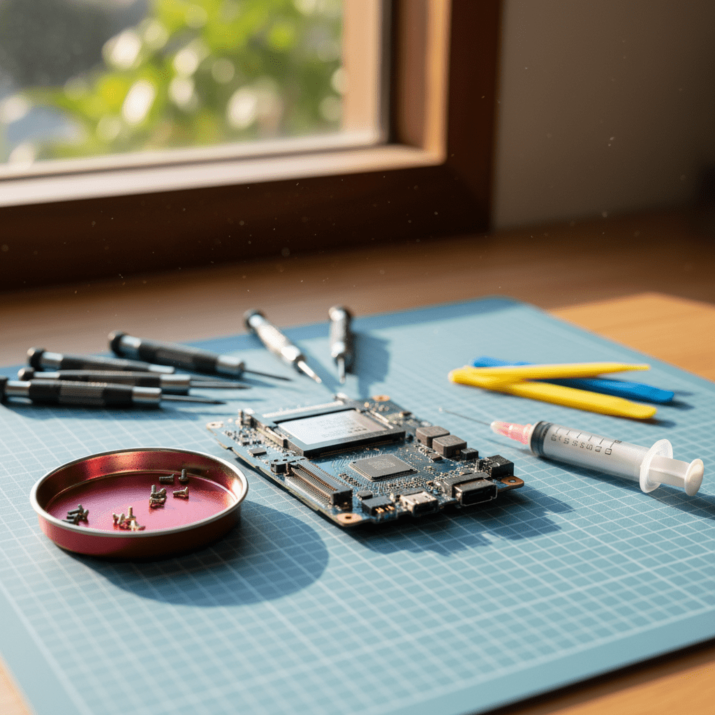 Professional computer repair equipment used by our Australian technicians — experienced technician