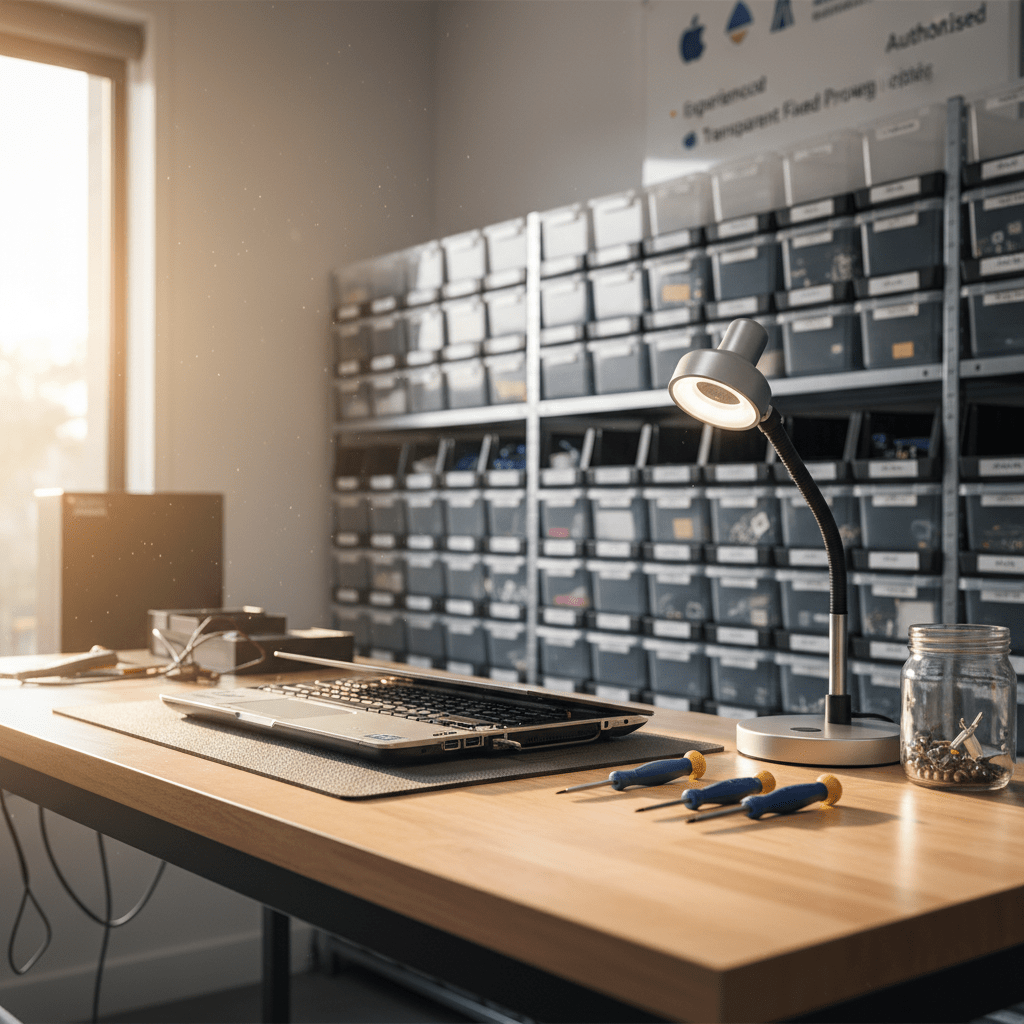 Australian computer repair workshop — experienced technician