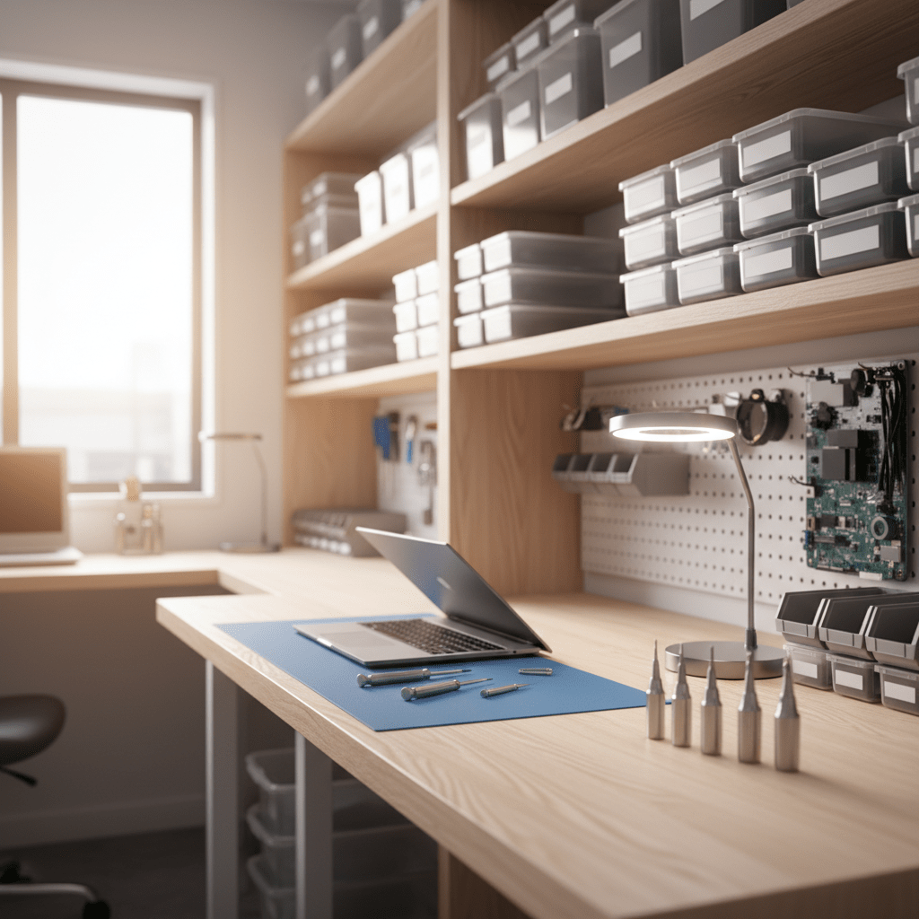 Australian computer repair workshop — genuine replacement parts