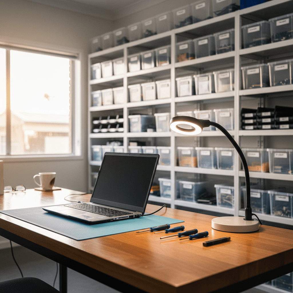 Australian computer repair workshop — experienced technician