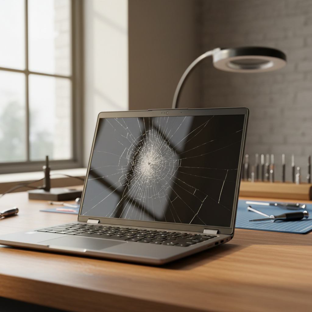 Cracked Dell laptop screen repair in Bull Creek — Adelaide SA 5157