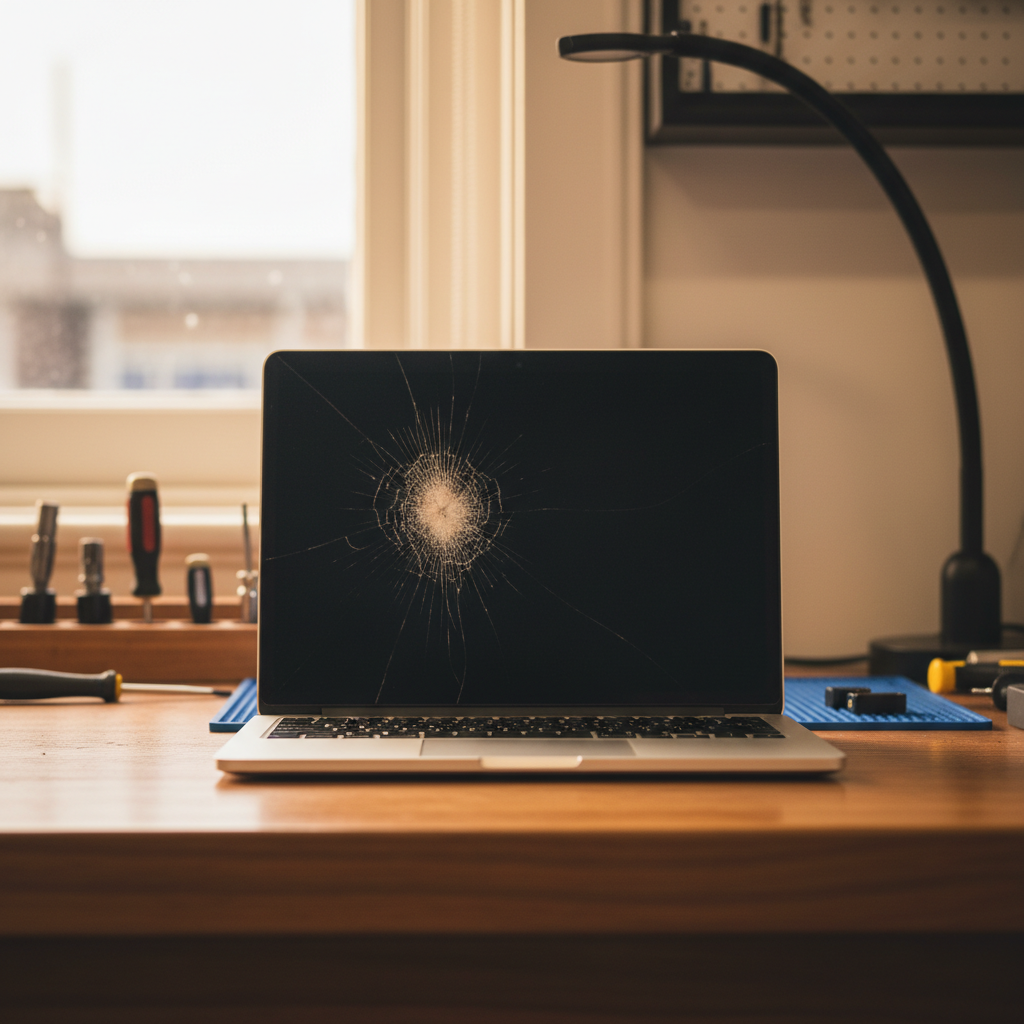 Cracked MacBook Air laptop screen repair in Cooranbong — Newcastle NSW 2265