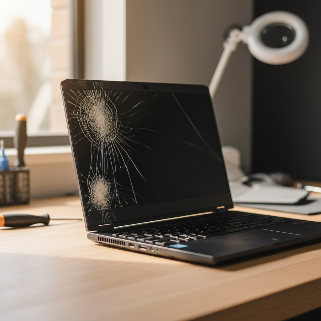 Cracked Alienware laptop screen repair in Fullerton Cove — Newcastle NSW 2318