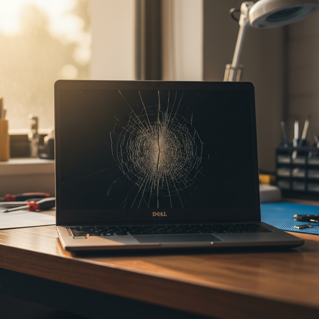 Cracked Dell laptop screen repair in Gawler East — Adelaide SA 5118