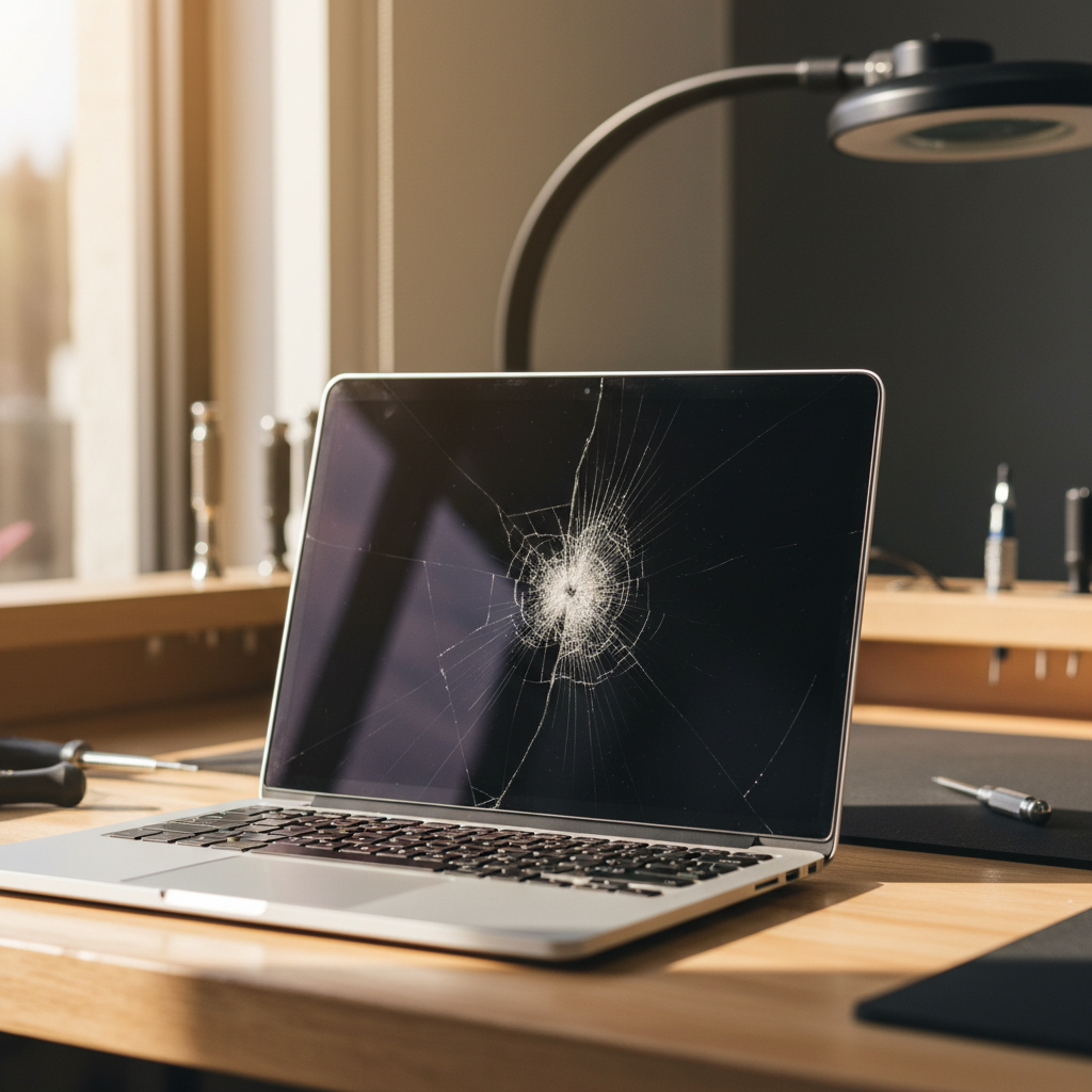 Cracked MacBook Air laptop screen repair in Gulfview Heights — Adelaide SA 5096