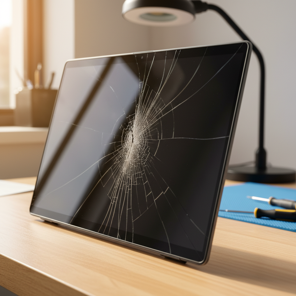 Cracked Dell laptop screen repair in Hamilton — Newcastle NSW 2303