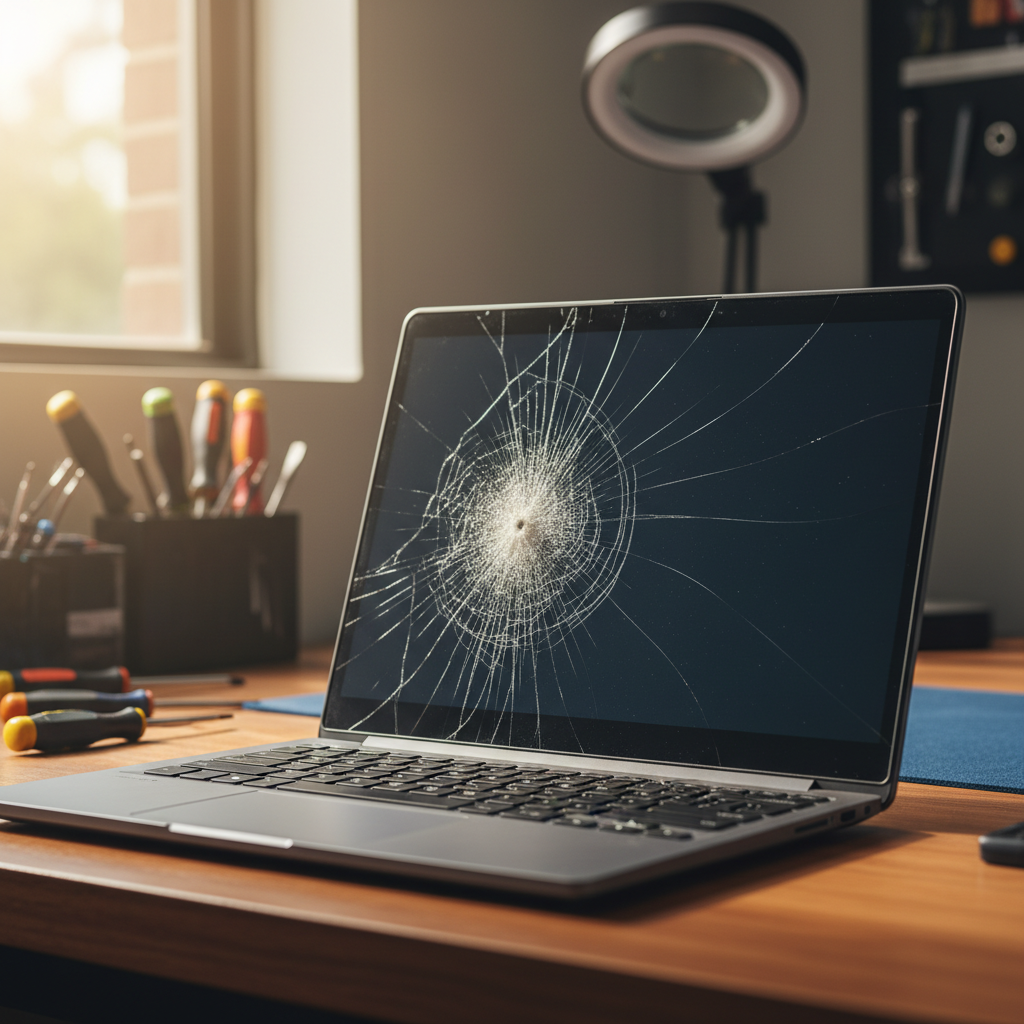 Cracked ASUS laptop screen repair in Hawthorndene — Adelaide SA 5051