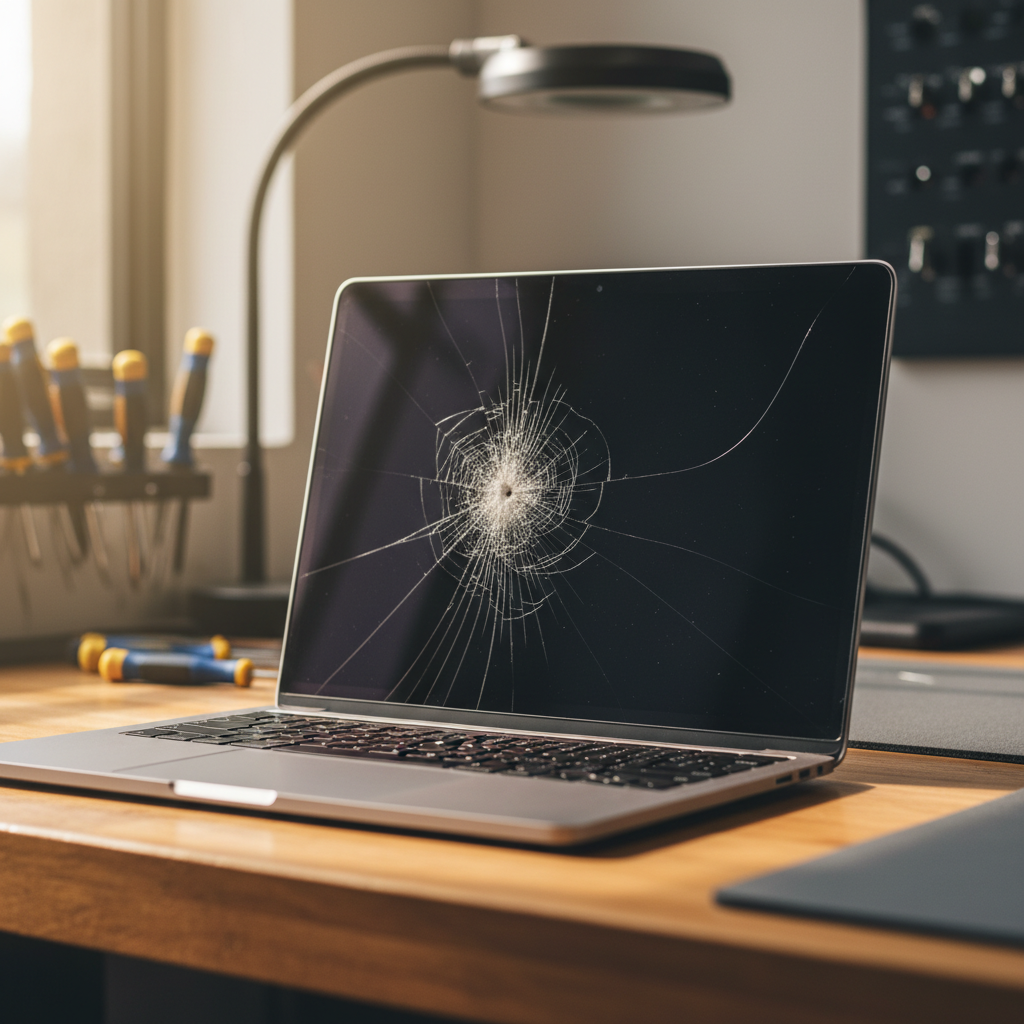 Cracked MacBook Pro laptop screen repair in Howard Springs — Darwin NT 0835