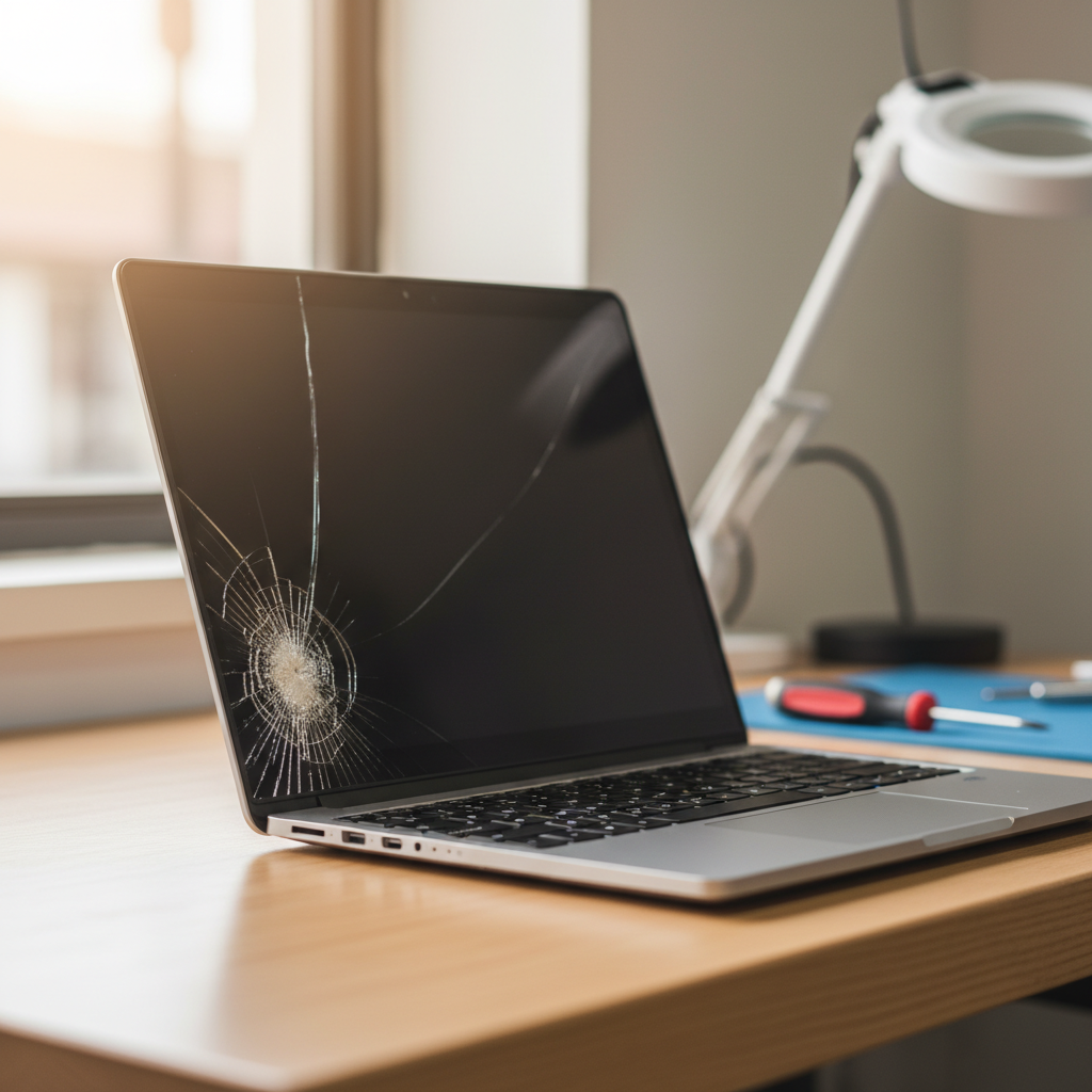 Cracked Dell laptop screen repair in Ingle Farm — Adelaide SA 5098