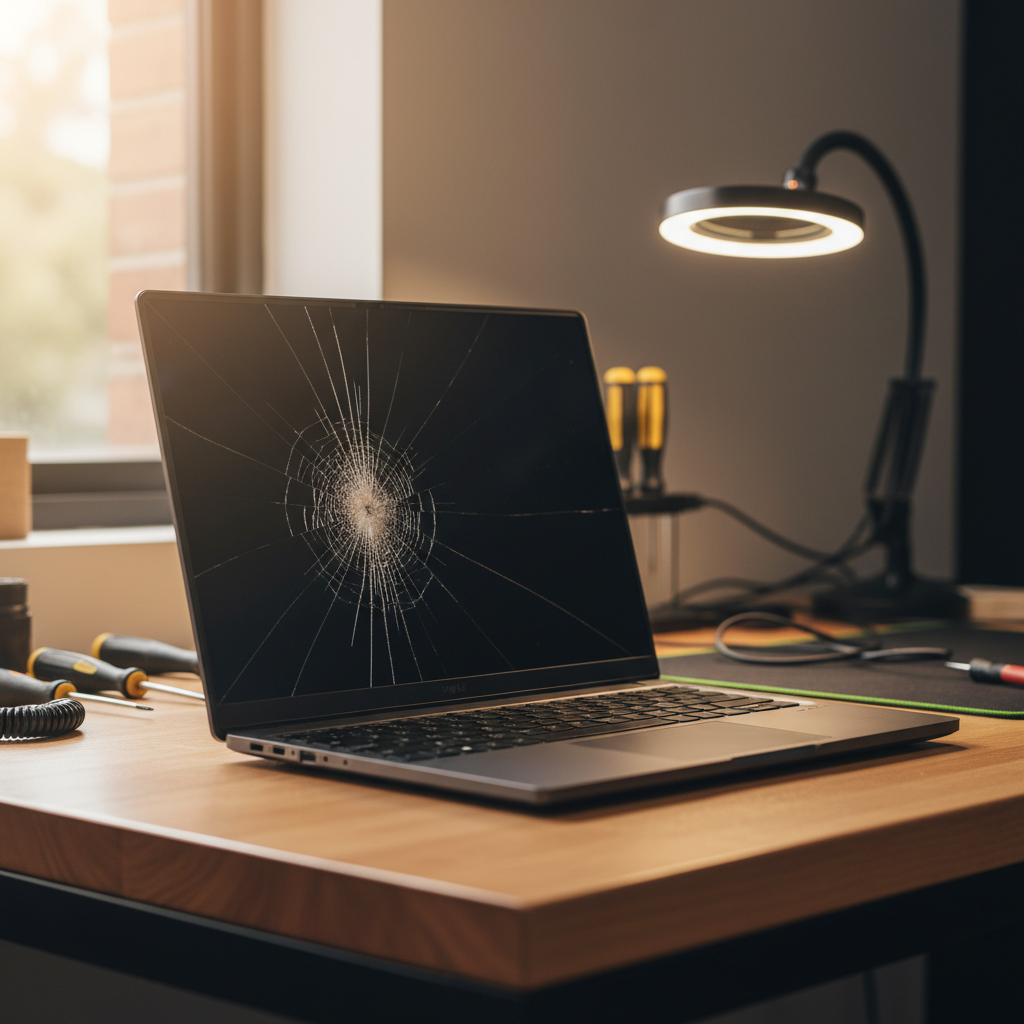 Cracked Razer laptop screen repair in Kuitpo — Adelaide SA 5172