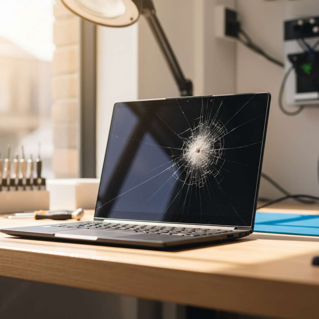 Cracked Razer laptop screen repair in Magill South — Adelaide SA 5072