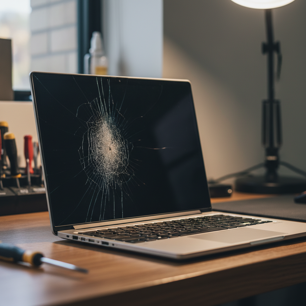 Cracked Razer laptop screen repair in Point Sturt — Adelaide SA 5256