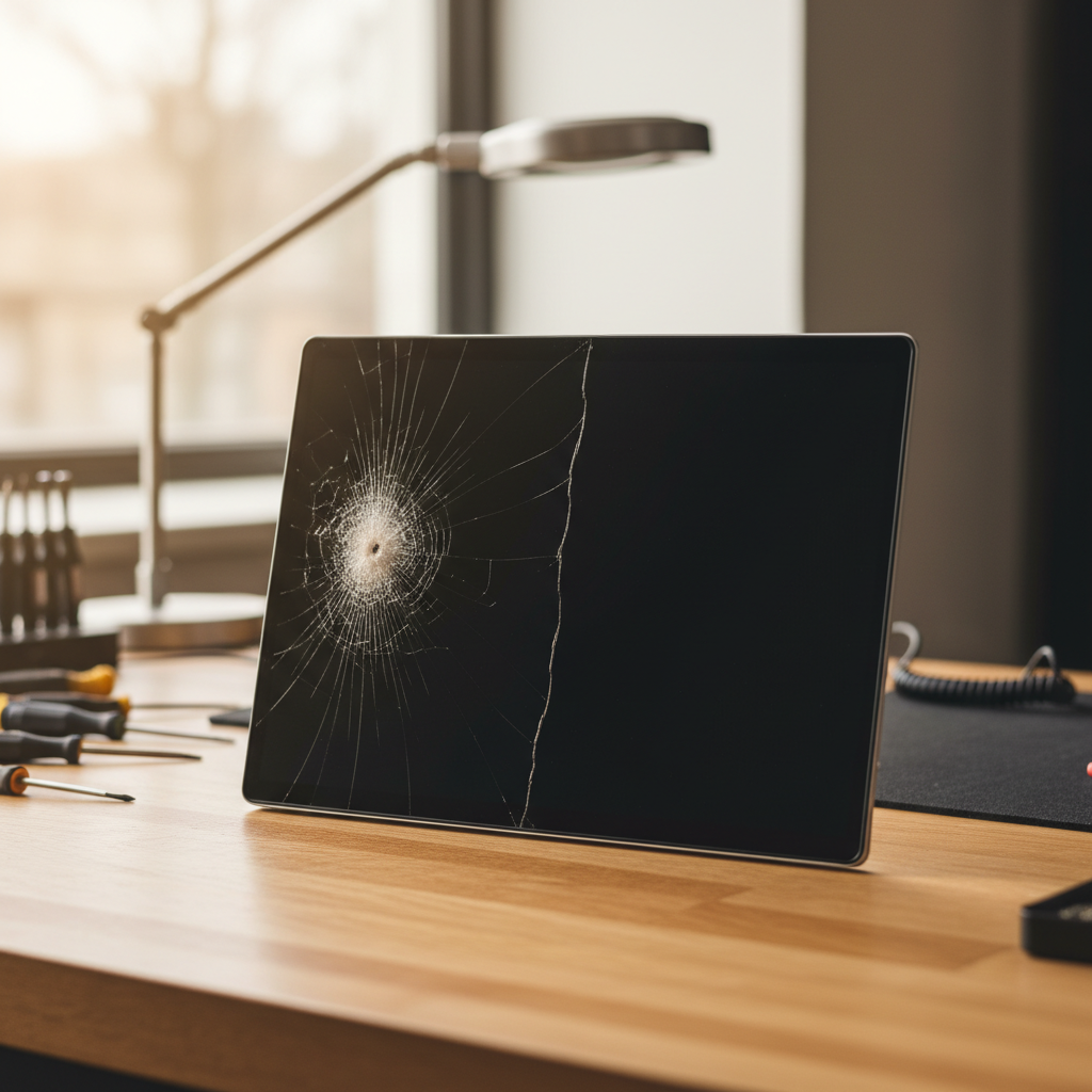 Cracked Dell laptop screen repair in Queenstown — Adelaide SA 5014