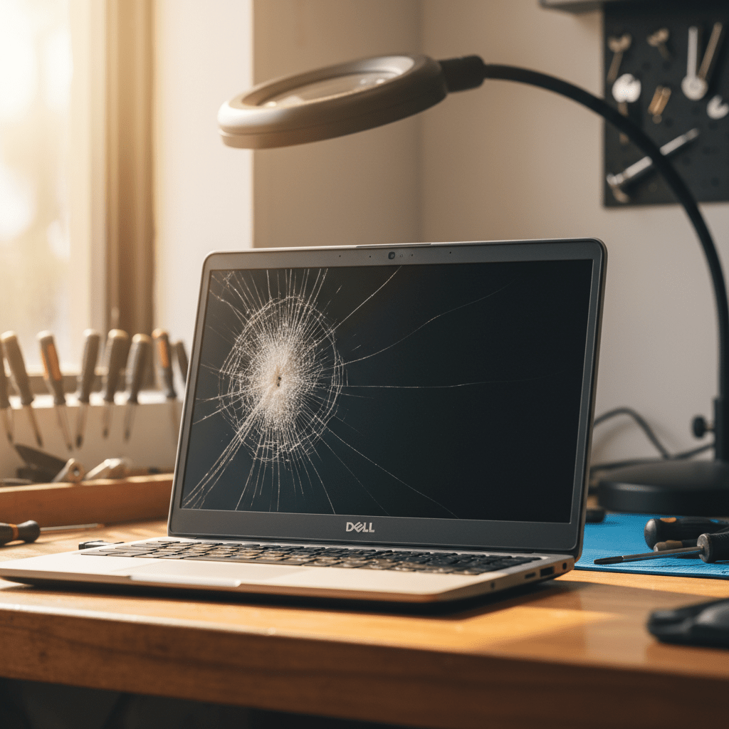 Cracked Dell laptop screen repair in Seaton — Adelaide SA 5023