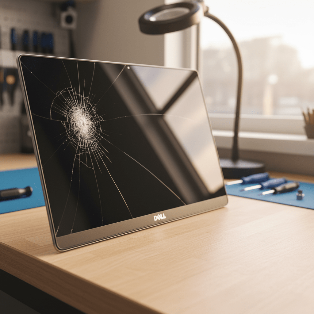 Cracked Dell laptop screen repair in Virginia — Adelaide SA 5120