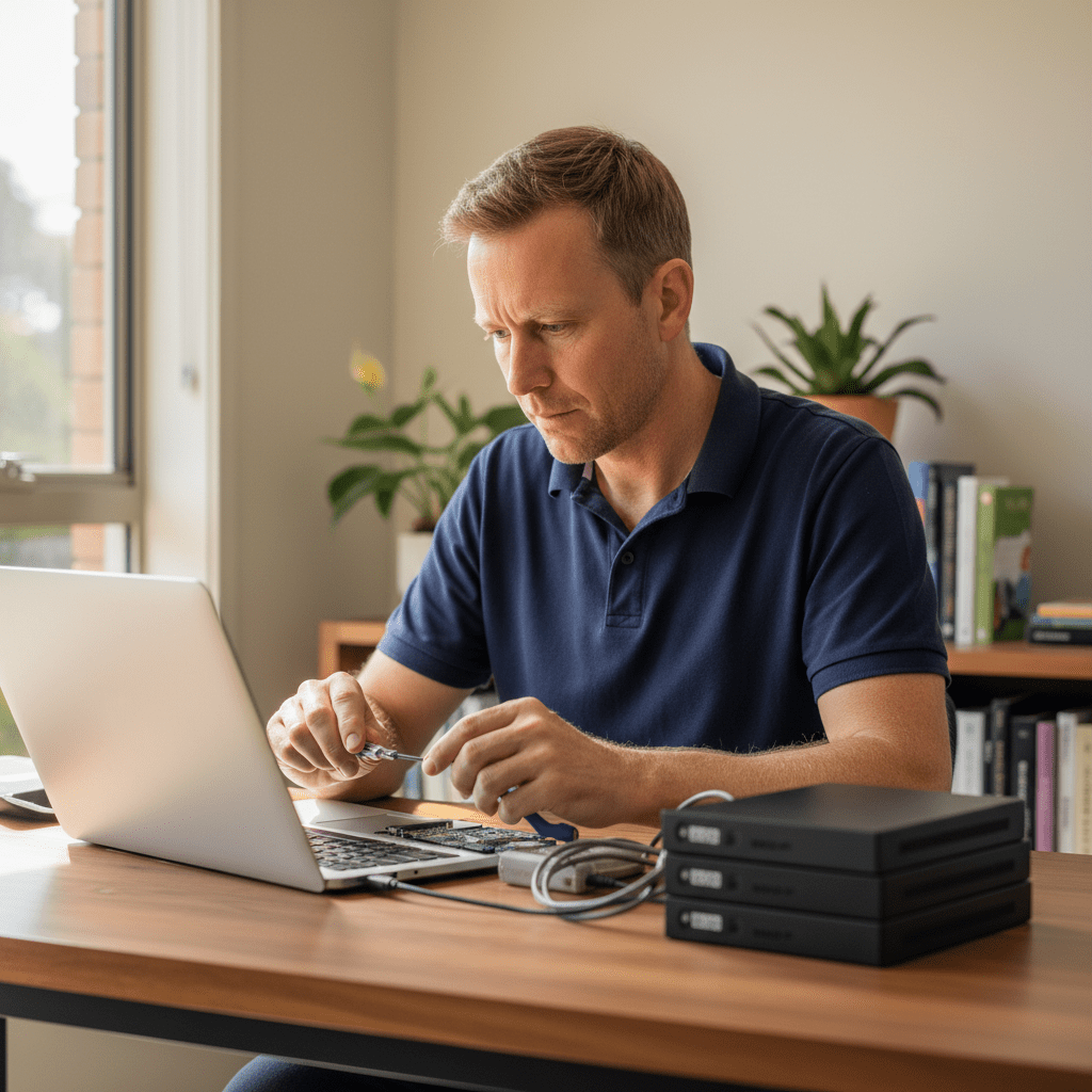 Expert data recovery Canberra service for hard drives, laptops, SSDs, and NAS devices. Our technicians recover lost files.