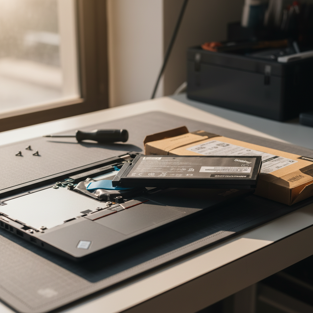 Lenovo ThinkPad laptop battery replacement service in Belmont — Newcastle NSW 2280