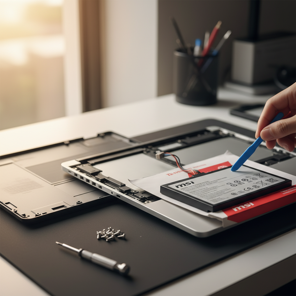 MSI laptop battery replacement service in Birkenhead — Adelaide SA 5015