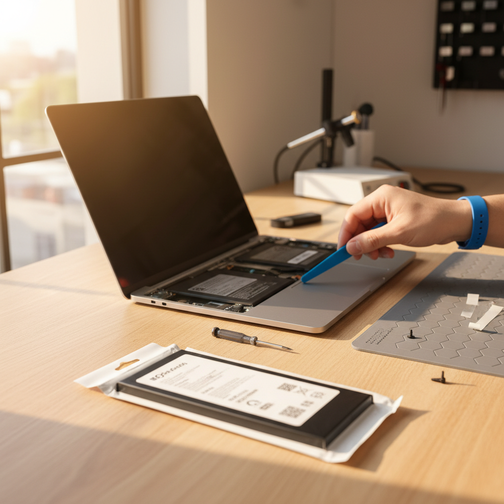 MacBook Pro laptop battery replacement service in Branxton — Newcastle NSW 2335