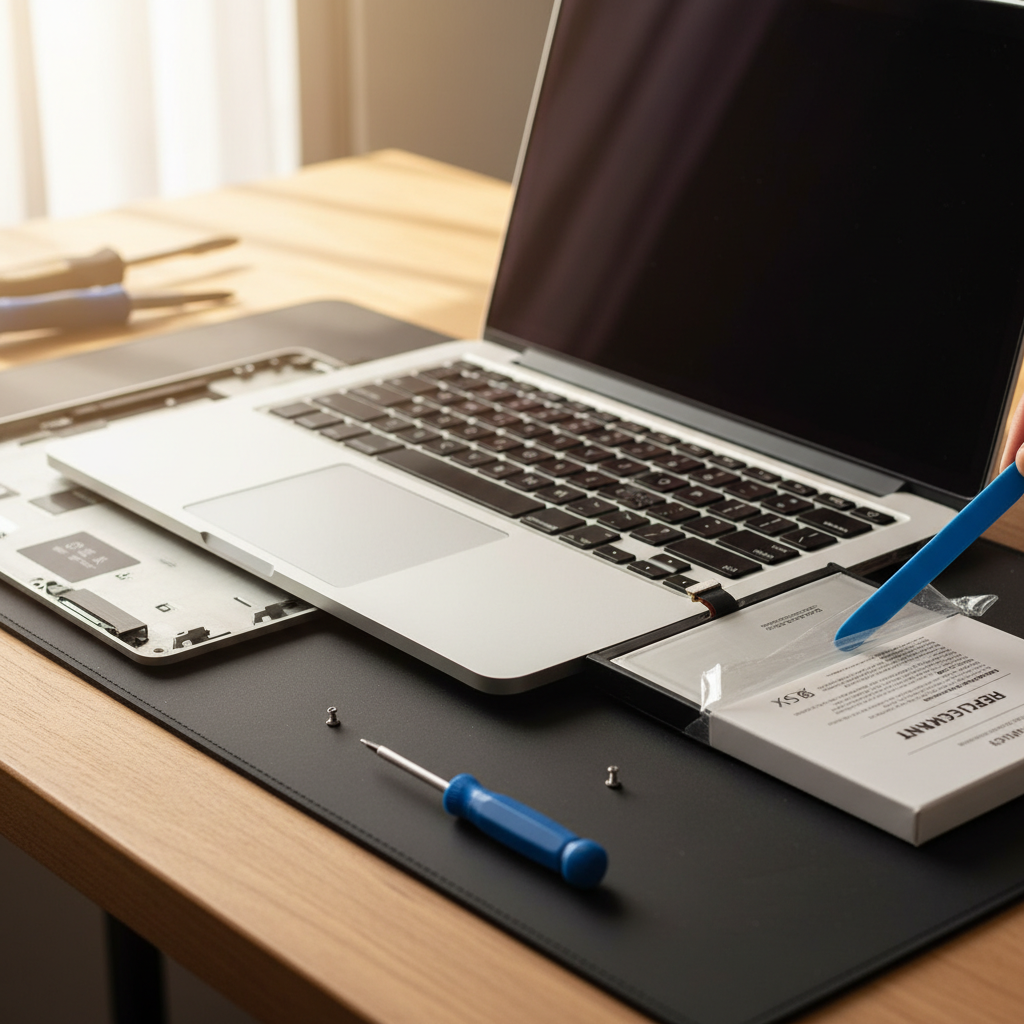 MacBook Pro laptop battery replacement service in Buttai — Newcastle NSW 2323
