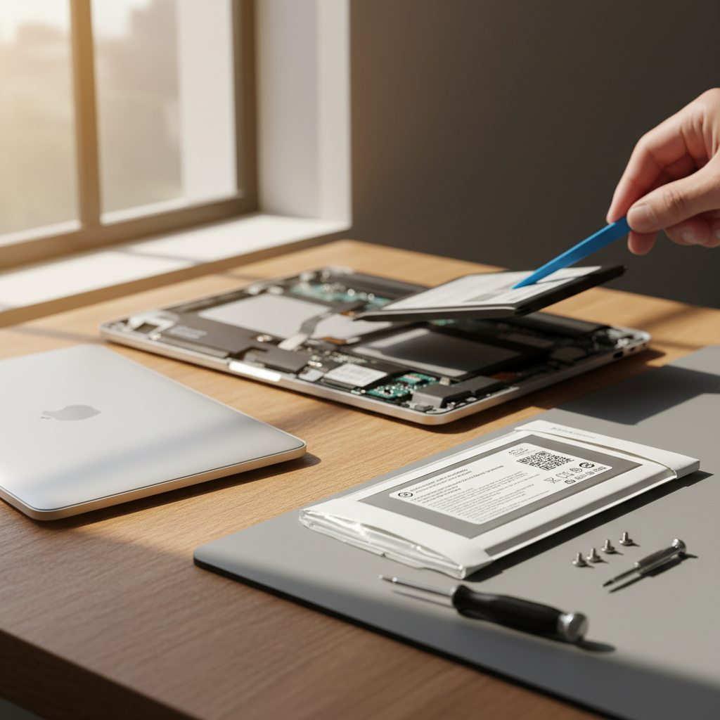MacBook Air laptop battery replacement service in Carrington — Newcastle NSW 2294