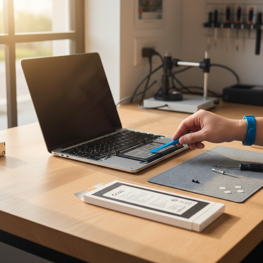 MacBook Pro laptop battery replacement service in Carrington — Newcastle NSW 2324