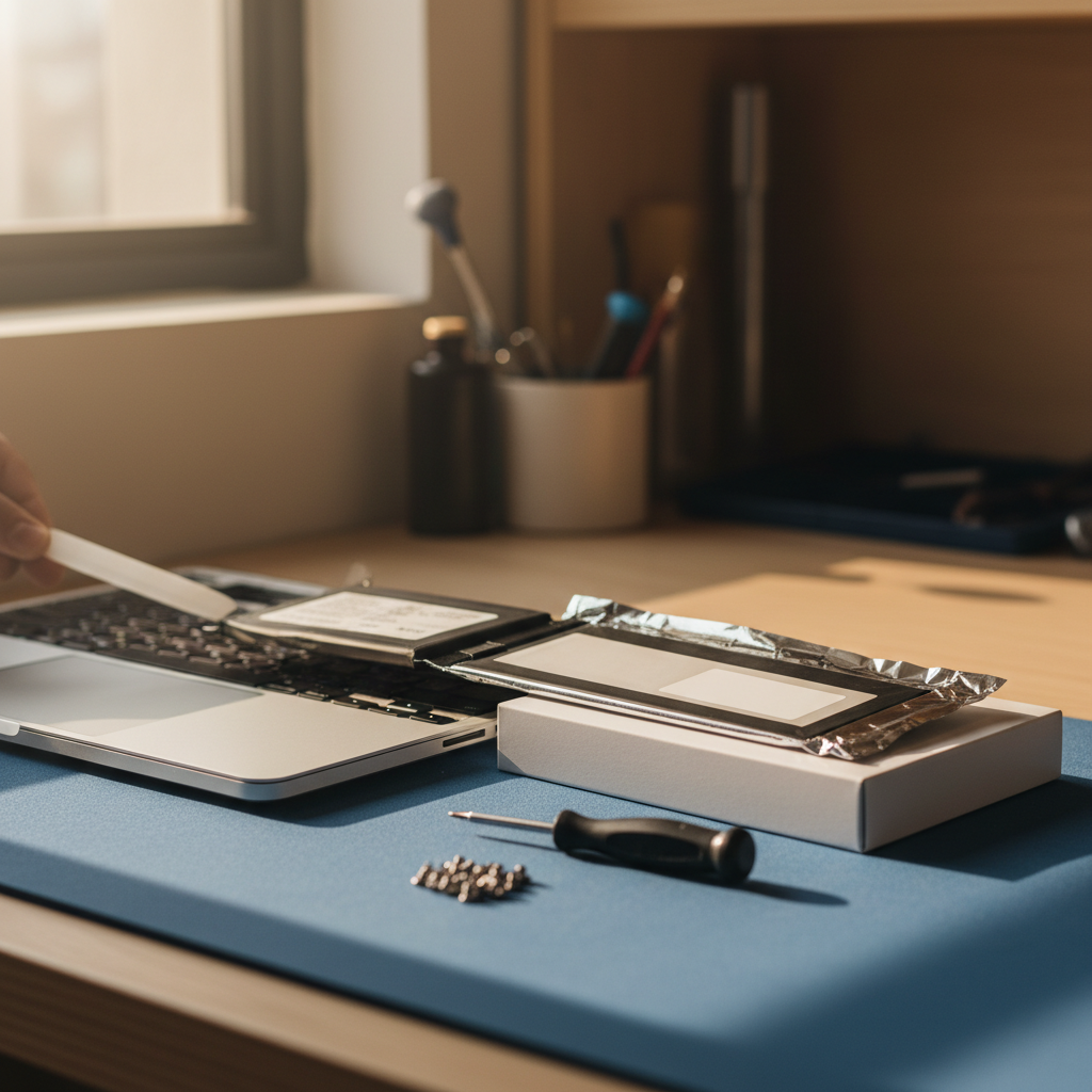 MacBook Pro laptop battery replacement service in Croudace Bay — Newcastle NSW 2280
