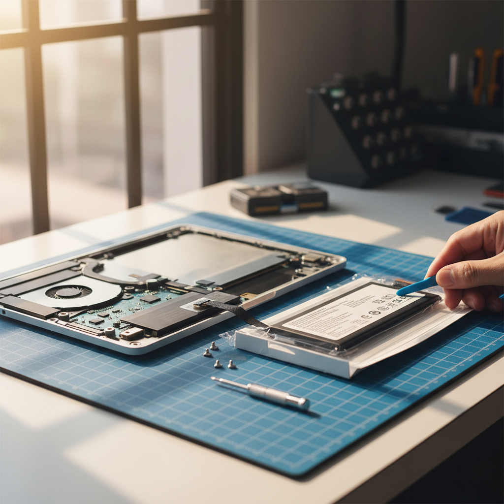 MacBook Pro laptop battery replacement service in Dudley Park — Adelaide SA 5008