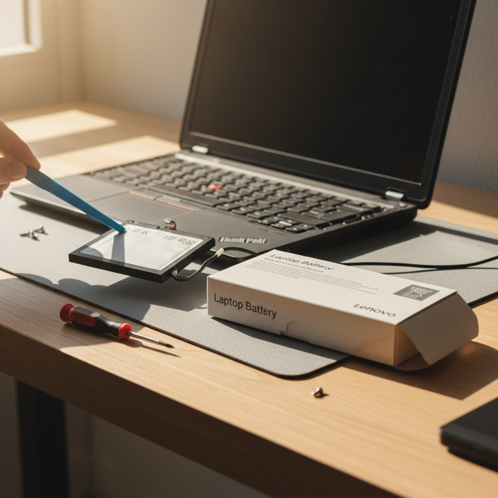 Lenovo ThinkPad laptop battery replacement service in Elermore Vale — Newcastle NSW 2287