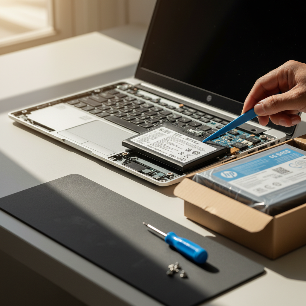 HP laptop battery replacement service in Elizabeth Downs — Adelaide SA 5113