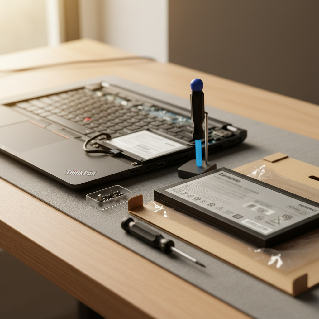 Lenovo ThinkPad laptop battery replacement service in Elrington — Newcastle NSW 2325