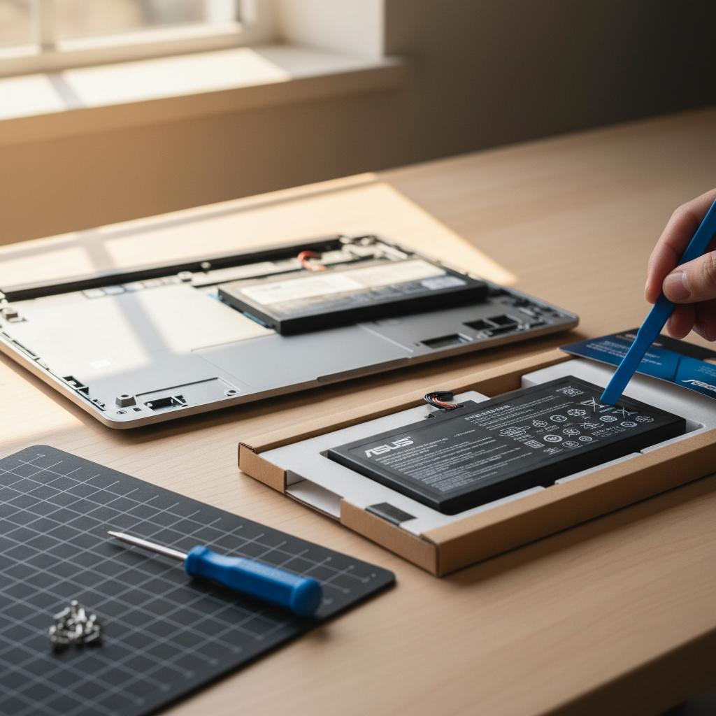 ASUS laptop battery replacement service in Honeywood — Hobart TAS 7017