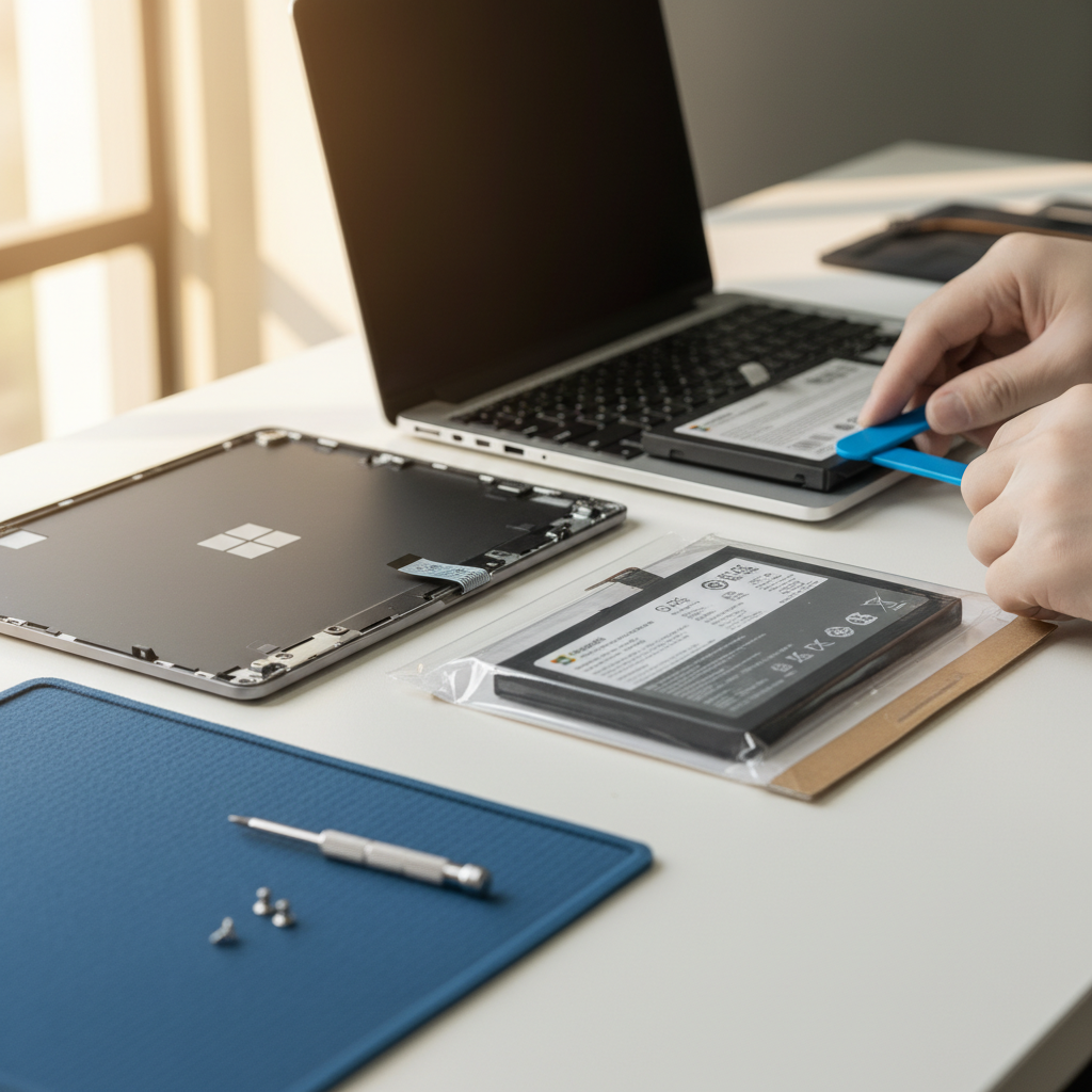 Microsoft Surface laptop battery replacement service in Joslin — Adelaide SA 5070