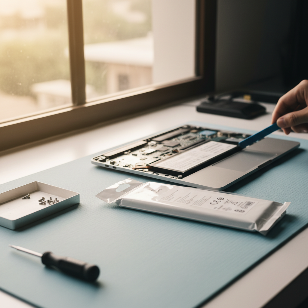 MacBook Pro laptop battery replacement service in Lakelands — Newcastle NSW 2282