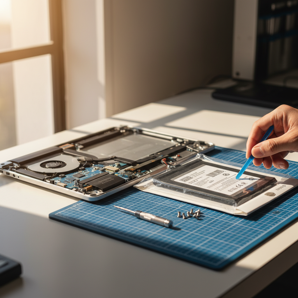 MacBook Pro laptop battery replacement service in Metford — Newcastle NSW 2323