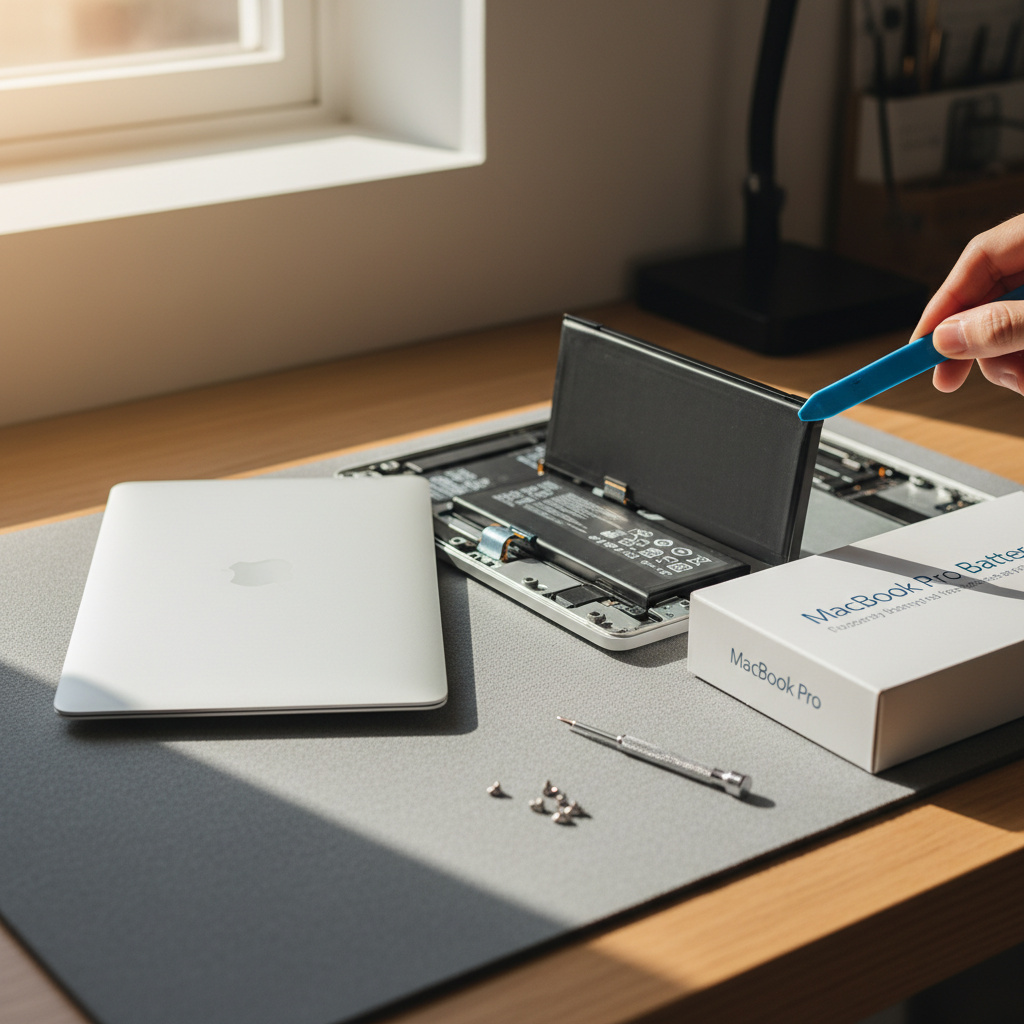 MacBook Pro laptop battery replacement service in Nelson Bay — Newcastle NSW 2315